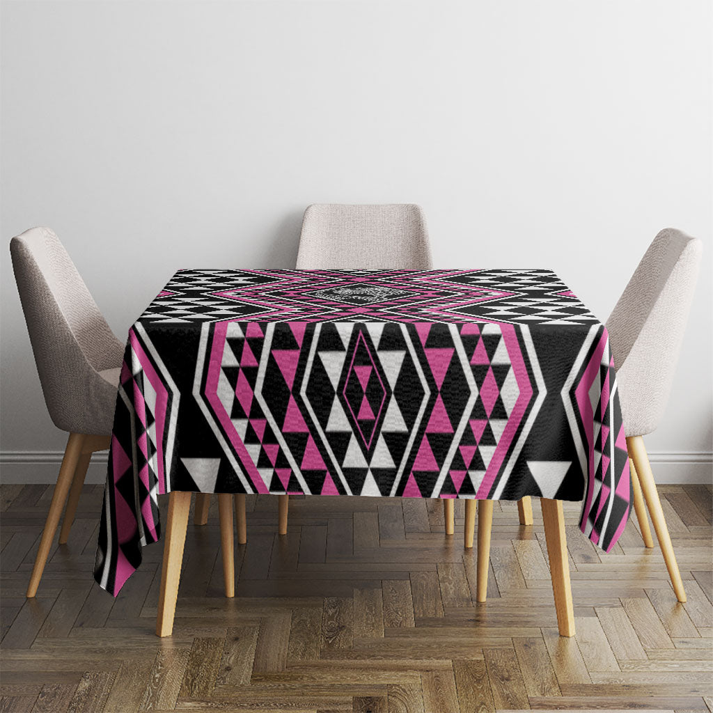 New Zealand Mawhero Taniko Motifs Tablecloth Maori Poi Dance Costume Inspired