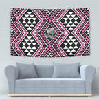 New Zealand Mawhero Taniko Motifs Tapestry Maori Poi Dance Costume Inspired