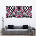 New Zealand Mawhero Taniko Motifs Tapestry Maori Poi Dance Costume Inspired