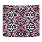 New Zealand Mawhero Taniko Motifs Tapestry Maori Poi Dance Costume Inspired