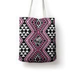 New Zealand Mawhero Taniko Motifs Tote Bag Maori Poi Dance Costume Inspired