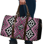 New Zealand Mawhero Taniko Motifs Travel Bag Maori Poi Dance Costume Inspired
