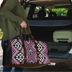 New Zealand Mawhero Taniko Motifs Travel Bag Maori Poi Dance Costume Inspired