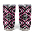 New Zealand Mawhero Taniko Motifs Tumbler Cup Maori Poi Dance Costume Inspired