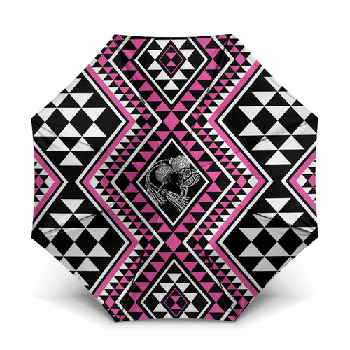 New Zealand Mawhero Taniko Motifs Umbrella Maori Poi Dance Costume Inspired