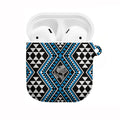 New Zealand Kikorangi Taniko Motifs AirPods Case Maori Poi Dance Costume Inspired