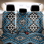 New Zealand Kikorangi Taniko Motifs Back Car Seat Cover Maori Poi Dance Costume Inspired