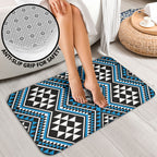 New Zealand Kikorangi Taniko Motifs Bathroom Set Maori Poi Dance Costume Inspired