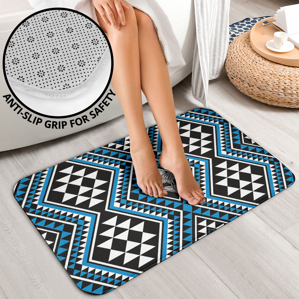 New Zealand Kikorangi Taniko Motifs Bathroom Set Maori Poi Dance Costume Inspired