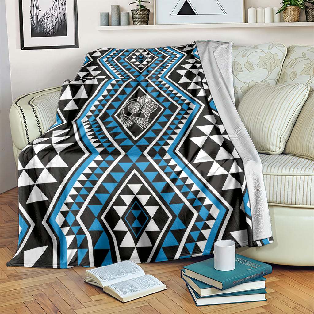 New Zealand Kikorangi Taniko Motifs Blanket Maori Poi Dance Costume Inspired