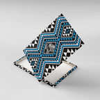 New Zealand Kikorangi Taniko Motifs Canvas Wall Art Maori Poi Dance Costume Inspired
