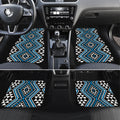 New Zealand Kikorangi Taniko Motifs Car Mats Maori Poi Dance Costume Inspired
