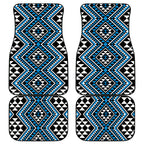New Zealand Kikorangi Taniko Motifs Car Mats Maori Poi Dance Costume Inspired