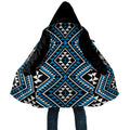 New Zealand Kikorangi Taniko Motifs Cloak Maori Poi Dance Costume Inspired