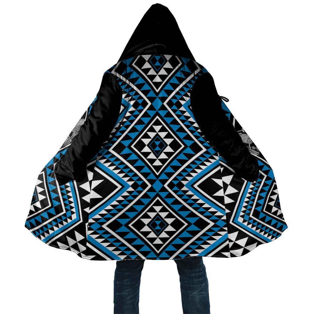 New Zealand Kikorangi Taniko Motifs Cloak Maori Poi Dance Costume Inspired