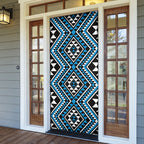 New Zealand Kikorangi Taniko Motifs Door Cover Maori Poi Dance Costume Inspired
