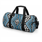 New Zealand Kikorangi Taniko Motifs Duffle Bag Maori Poi Dance Costume Inspired