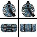 New Zealand Kikorangi Taniko Motifs Duffle Bag Maori Poi Dance Costume Inspired