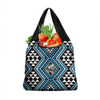 New Zealand Kikorangi Taniko Motifs Grocery Bag Maori Poi Dance Costume Inspired