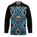 New Zealand Kikorangi Taniko Motifs Hockey Jersey Maori Poi Dance Costume Inspired
