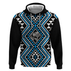 New Zealand Kikorangi Taniko Motifs Hoodie Maori Poi Dance Costume Inspired