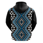 New Zealand Kikorangi Taniko Motifs Hoodie Maori Poi Dance Costume Inspired