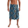 New Zealand Kikorangi Taniko Motifs Lavalava Maori Poi Dance Costume Inspired