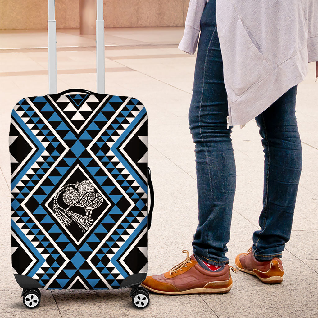 New Zealand Kikorangi Taniko Motifs Luggage Cover Maori Poi Dance Costume Inspired