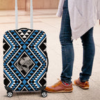 New Zealand Kikorangi Taniko Motifs Luggage Cover Maori Poi Dance Costume Inspired