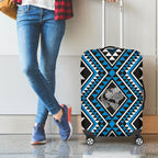 New Zealand Kikorangi Taniko Motifs Luggage Cover Maori Poi Dance Costume Inspired