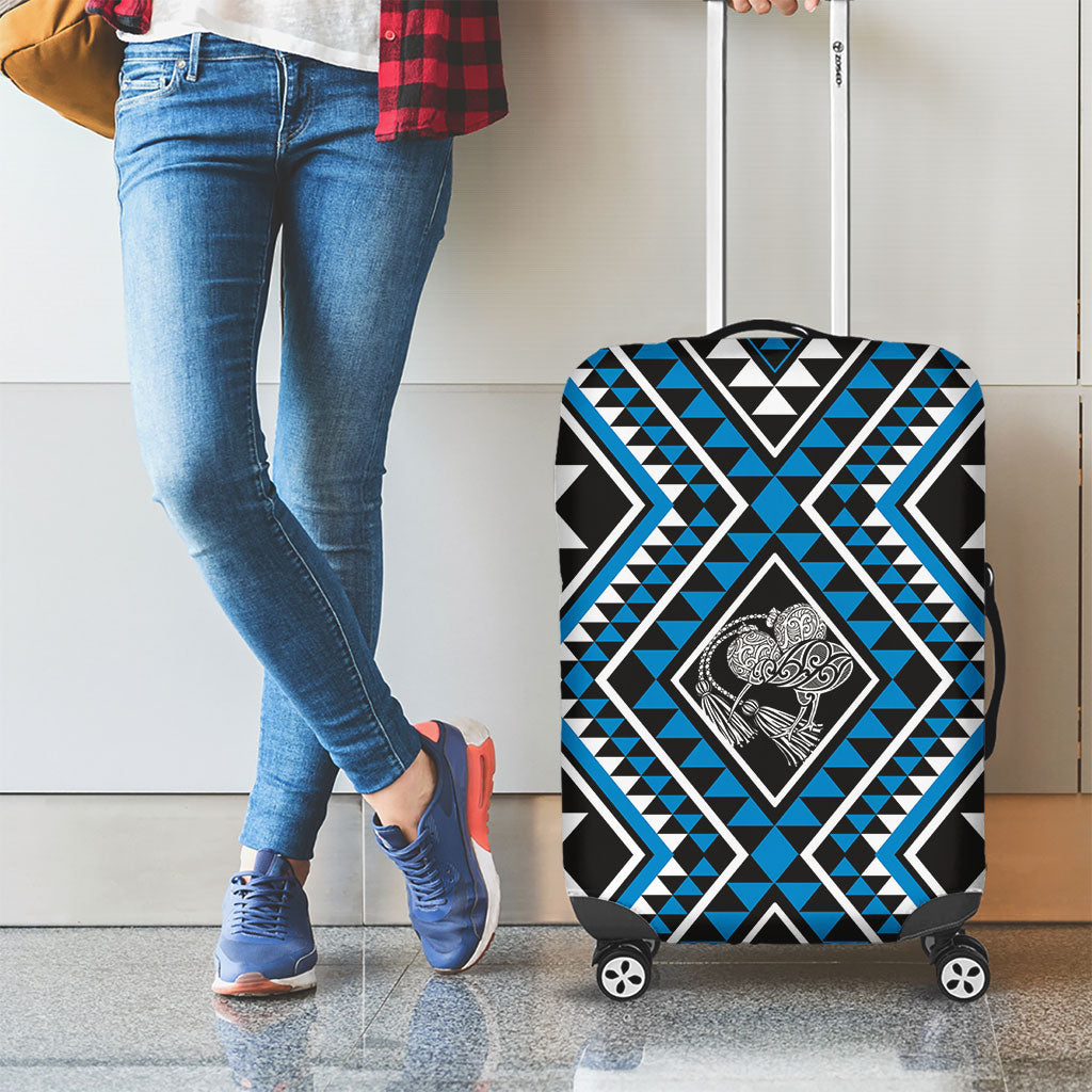 New Zealand Kikorangi Taniko Motifs Luggage Cover Maori Poi Dance Costume Inspired