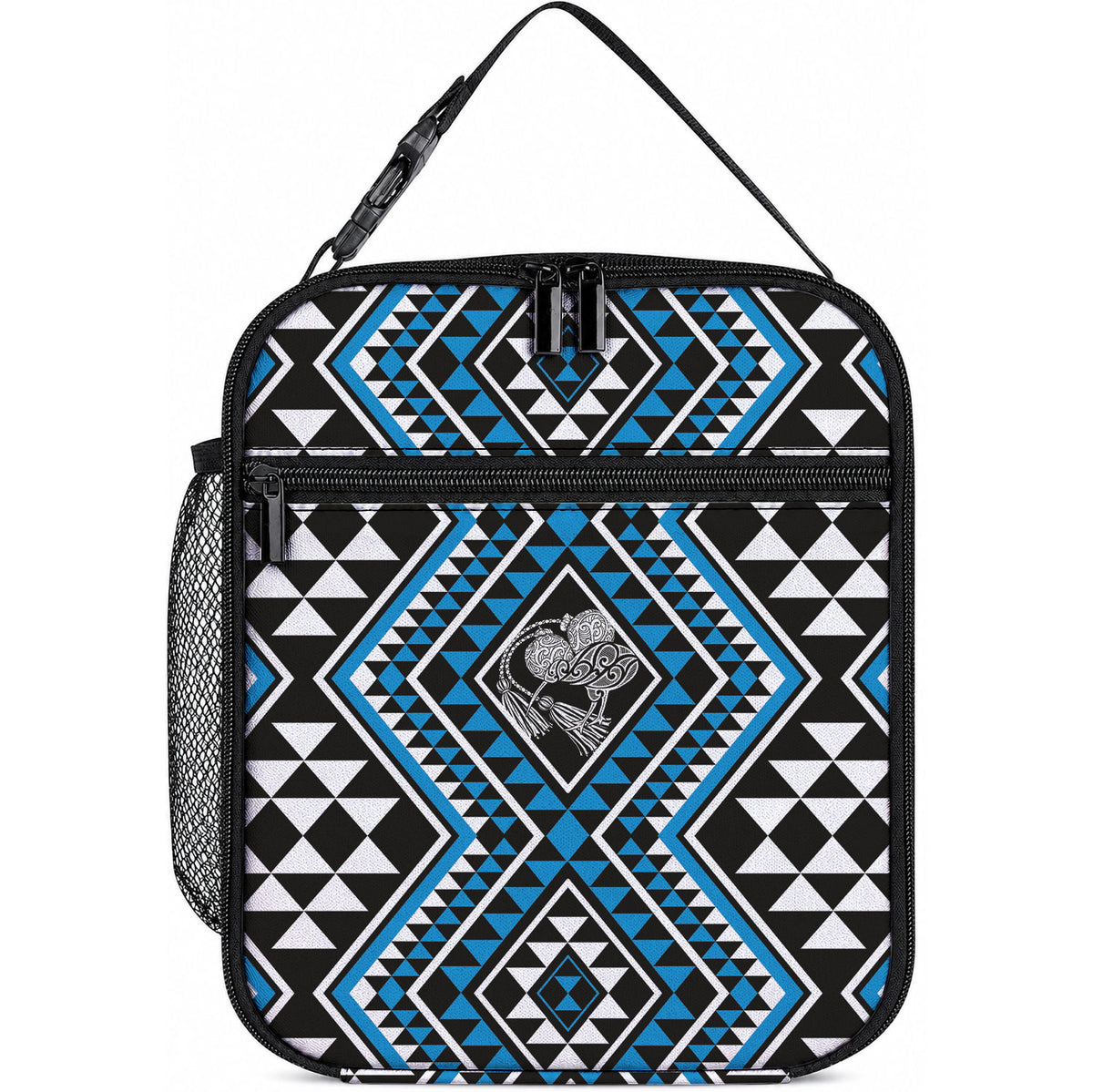 New Zealand Kikorangi Taniko Motifs Lunch Bag Maori Poi Dance Costume Inspired