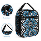 New Zealand Kikorangi Taniko Motifs Lunch Bag Maori Poi Dance Costume Inspired
