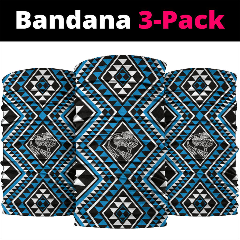 New Zealand Kikorangi Taniko Motifs Neck Gaiter Maori Poi Dance Costume Inspired