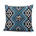 New Zealand Kikorangi Taniko Motifs Pillow Cover Maori Poi Dance Costume Inspired