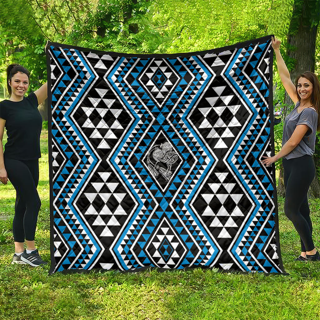 New Zealand Kikorangi Taniko Motifs Quilt Maori Poi Dance Costume Inspired