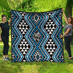 New Zealand Kikorangi Taniko Motifs Quilt Maori Poi Dance Costume Inspired