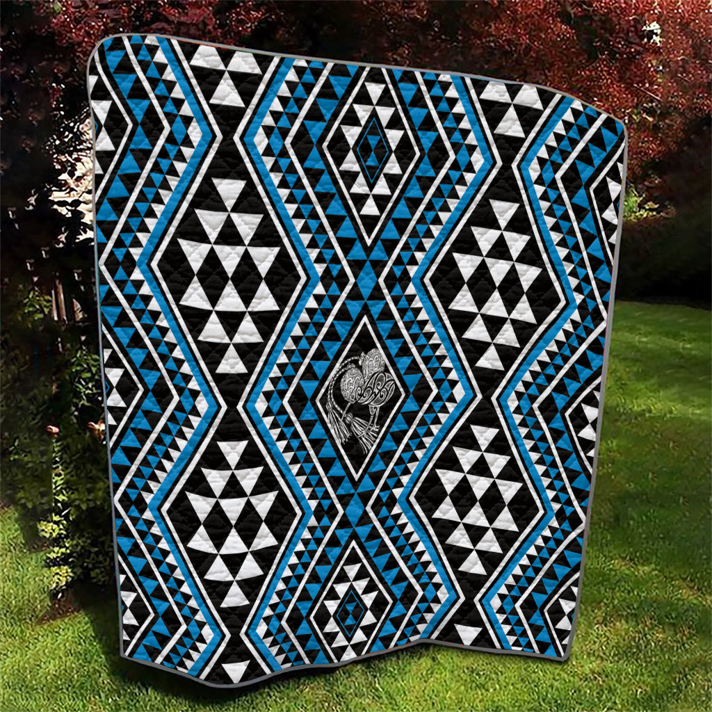 New Zealand Kikorangi Taniko Motifs Quilt Maori Poi Dance Costume Inspired