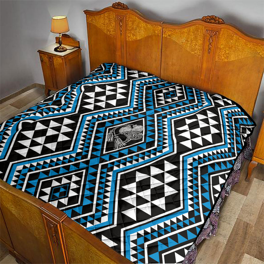 New Zealand Kikorangi Taniko Motifs Quilt Maori Poi Dance Costume Inspired