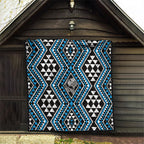 New Zealand Kikorangi Taniko Motifs Quilt Maori Poi Dance Costume Inspired