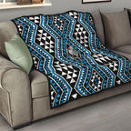 New Zealand Kikorangi Taniko Motifs Quilt Maori Poi Dance Costume Inspired