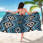 New Zealand Kikorangi Taniko Motifs Sarong Maori Poi Dance Costume Inspired