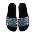 New Zealand Kikorangi Taniko Motifs Slide Sandals Maori Poi Dance Costume Inspired