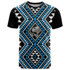 New Zealand Kikorangi Taniko Motifs T Shirt Maori Poi Dance Costume Inspired