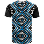 New Zealand Kikorangi Taniko Motifs T Shirt Maori Poi Dance Costume Inspired