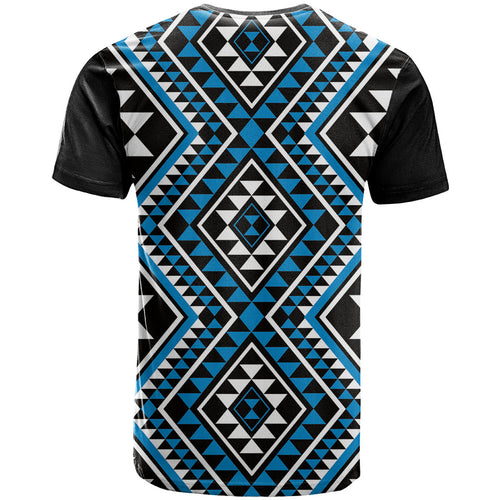 New Zealand Kikorangi Taniko Motifs T Shirt Maori Poi Dance Costume Inspired