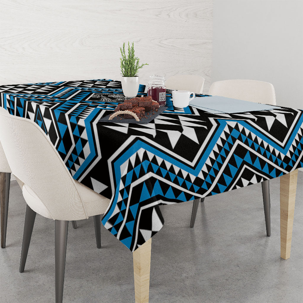 New Zealand Kikorangi Taniko Motifs Tablecloth Maori Poi Dance Costume Inspired