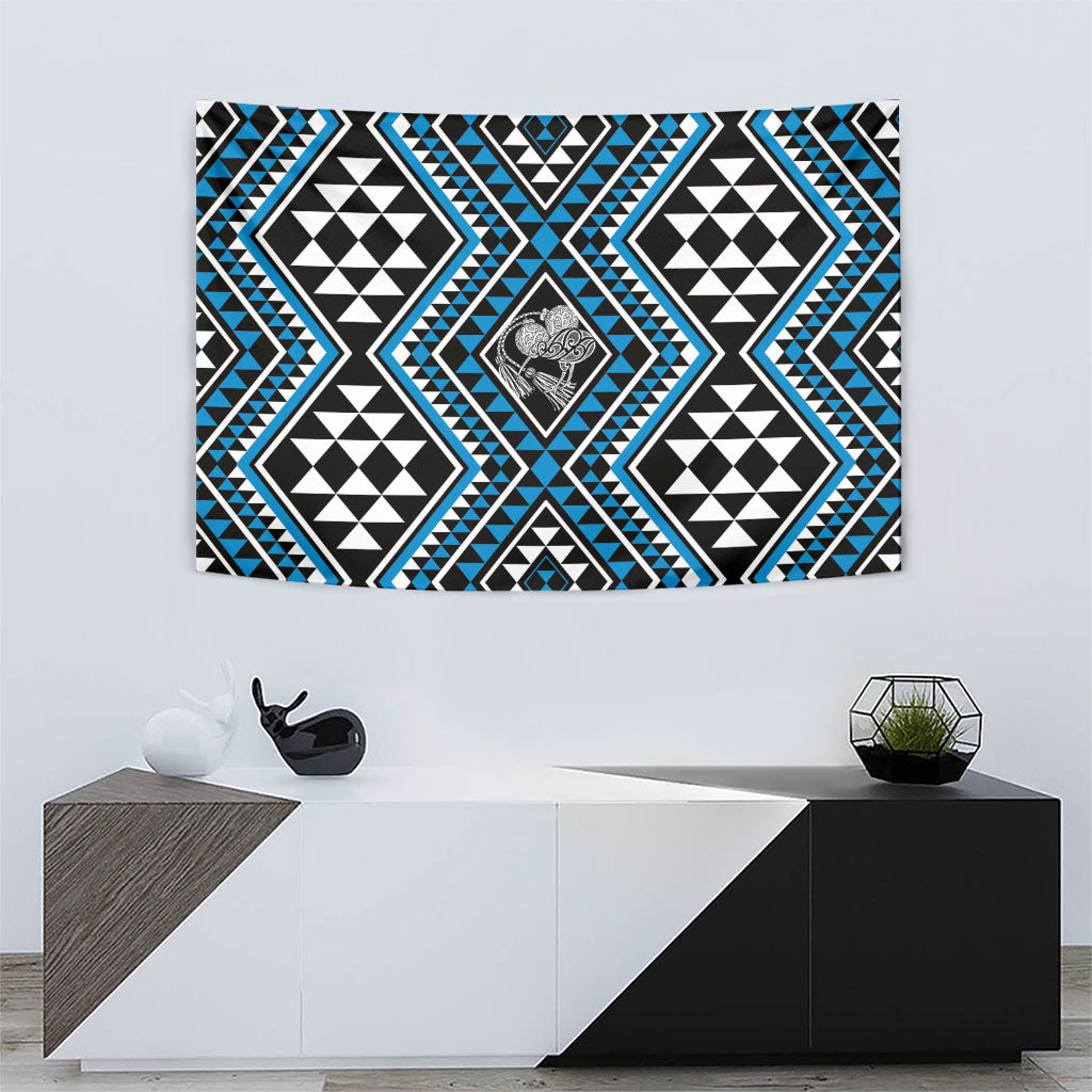 New Zealand Kikorangi Taniko Motifs Tapestry Maori Poi Dance Costume Inspired