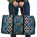New Zealand Kikorangi Taniko Motifs Travel Bag Maori Poi Dance Costume Inspired