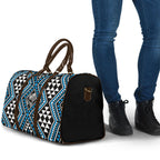New Zealand Kikorangi Taniko Motifs Travel Bag Maori Poi Dance Costume Inspired
